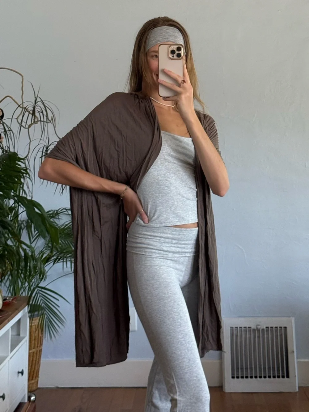 Source Unknown taupe asymmetrical